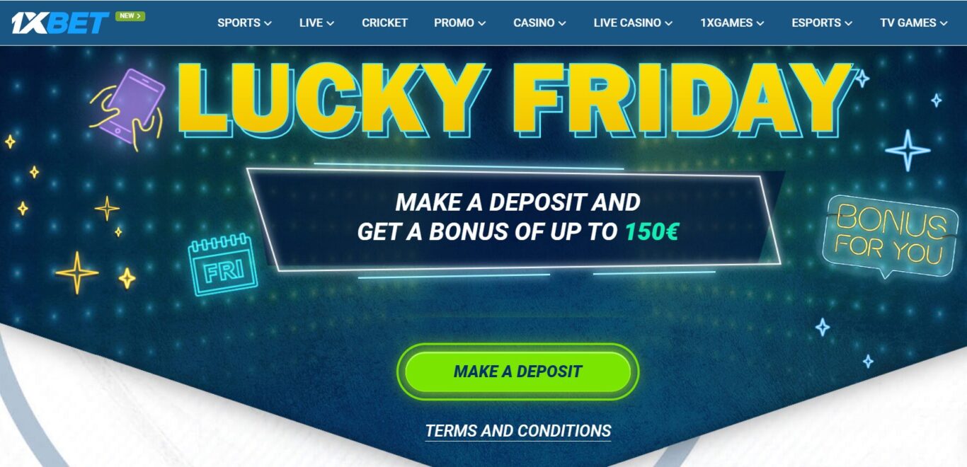 1xBet Friday Bonus Terms and Conditions to Consider Before Participating